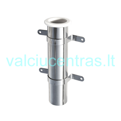 Nerūdijančio plieno vertikalus meškerės laikiklis